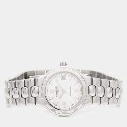 Pre Owned Longines  Conquest Quartz Silver Stainless Steel Women's Wristwatch 25 mm