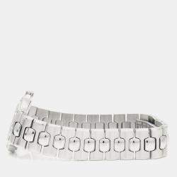 Pre Owned Longines  Conquest Quartz Silver Stainless Steel Women's Wristwatch 25 mm