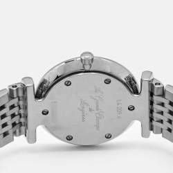 Pre Owned ساعة يد نسائية لونجين لا جراند كلاسيك دي لونجين L4.209.4.51.6 ستانلس ستيل ميناء أسود 24 مم