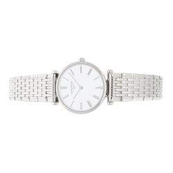 Pre Owned Longines White Stainless Steel La Grande Classique L42094116 Women's Wristwatch 24 MM