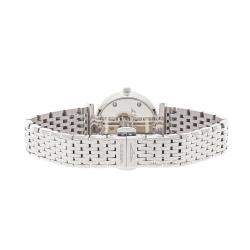 Pre Owned Longines White Stainless Steel La Grande Classique L42094116 Women's Wristwatch 24 MM