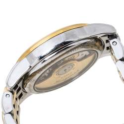 Pre Owned Longines White Two-Tone Stainless Steel Flagship L4.274.3 Women's Wristwatch 26 mm