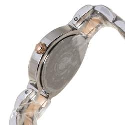 Pre Owned Longines Mother Of Pearl 18K Rose Gold Stainless Steel Diamond PrimaLuna L8.110.5.89.6 Women's Wristwatch 26.50 mm