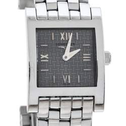 Pre Owned Longines Grey Stainless Steel Dolce VIta L5.166.4 Women's Wristwatch 21 mm