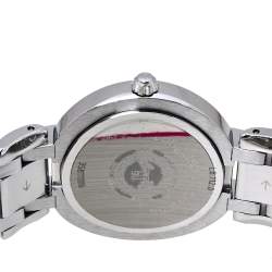 Pre Owned Longines Mother Of Pearl Stainless Steel Diamonds PrimaLuna L8.112.0 Women's Wristwatch 30 MM