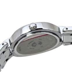 Pre Owned Longines Mother Of Pearl Stainless Steel Diamonds PrimaLuna L8.112.0 Women's Wristwatch 30 MM