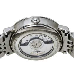 Pre Owned Longines White Stainless Steel & Diamond Elegant L4.310.0 Women's Wristwatch 29MM
