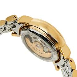 Pre Owned Longines White Two-Tone Stainless Steel Présence L4.321.2.11.7 Women's Wristwatch 25.50 mm