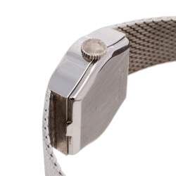 Pre Owned Longines Silver Stainless Steel OR4002-5602 Women's Wristwatch 22 mm