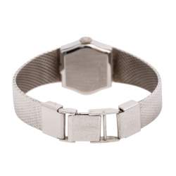 Pre Owned Longines Silver Stainless Steel OR4002-5602 Women's Wristwatch 22 mm