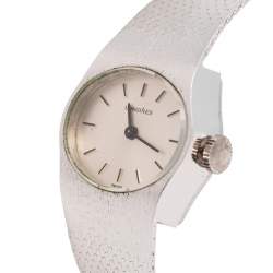 Pre Owned Longines Silver Stainless Steel OR4002-5602 Women's Wristwatch 22 mm