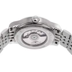 Pre Owned Longines MOP Diamonds Stainless Steel Record L23210876 Women's Wristwatch 30 mm