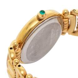 Pre Owned Longines White Gold Plated Stainless Steel L62002 Women's Wristwatch 23 mm 