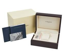 Pre Owned Longines Mother of Pearl Stainless Steel Diamond Evidenza L2.655.0.01.6 Women's Wristwatch 38 mm 
