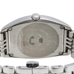 Pre Owned Longines Mother of Pearl Stainless Steel Diamond Evidenza L2.655.0.01.6 Women's Wristwatch 38 mm 