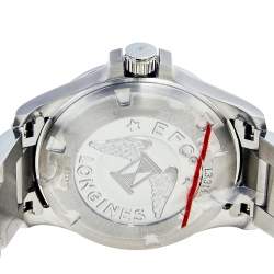 Pre Owned Longines Silver Stainless Steel Conquest VHP L3.316.4.76.6 Women's Wristwatch 36 mm