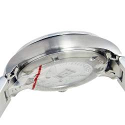 Pre Owned Longines Silver Stainless Steel Conquest VHP L3.316.4.76.6 Women's Wristwatch 36 mm