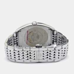 Pre Owned Longines Mother of Pearl Stainless Steel Diamonds Evidenza L2.655.4 Women's Wristwatch 33 mm