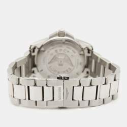 Pre Owned Longines White Ceramic Stainless Steel L3.257.4.87.6 Women's Wristwatch 29.5 mm
