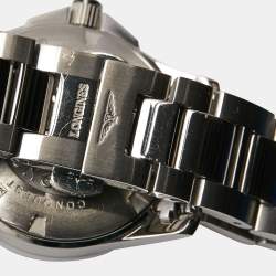 Pre Owned Longines White Ceramic Stainless Steel L3.257.4.87.6 Women's Wristwatch 29.5 mm