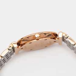 Pre Owned Longines Mother Of Pearl Diamond Two-Tone Stainless Steel La Grande Classique L4.209.1.97.7 Women's Wristwatch 24 mm
