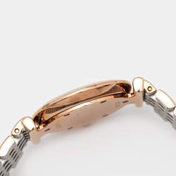 Pre Owned Longines Mother Of Pearl Diamond Two-Tone Stainless Steel La Grande Classique L4.209.1.97.7 Women's Wristwatch 24 mm