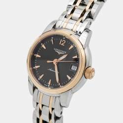 Longines Black Two Tone Stainless Steel The Saint-Imier L2.263.5.52.7 Women's Wristwatch 26 mm