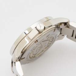 Longines Silver Stainless Steel Conquest L3.277.4.76.6 Women's Wristwatch 29 mm