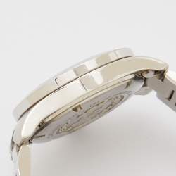 Longines Silver Stainless Steel Conquest L3.277.4.76.6 Women's Wristwatch 29 mm
