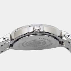 Longines Silver Stainless Steel PrimaLuna L8.112.4.71.6 Women's Wristwatch 30 mm