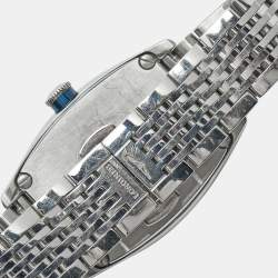 Longines Opaline White Guilloche Stainless Steel Evidenza L2.142.4.73.6  Women's Wristwatch 30 mm