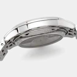 Longines White Stainless Steel Diamond Flagship L4.274.4.27.6 Women's Wristwatch 26 mm
