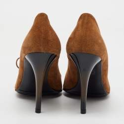 Loriblu Brown Suede Round Toe Pumps Size 40