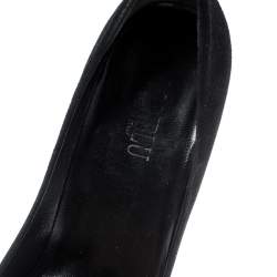 Pre Owned Loriblu Black Suede Embellished Detail Pumps Size 37
