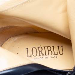 Loriblu Indigo Blue Suede Over the Knee Platform Boots Size 40