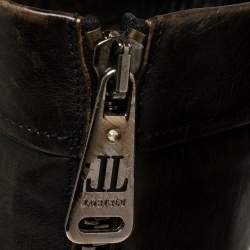 Loriblu Brown Leather Knee Length Boots Size 37