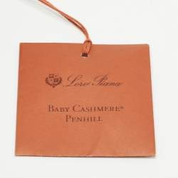 Pre Owned Loro Piana Green Baby Cashmere Knit Penhill Beanie Hat