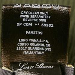 Loro Piana Green Wool Knit Diavolezza Leggings S