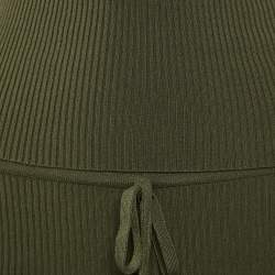 Loro Piana Green Wool Knit Diavolezza Leggings S