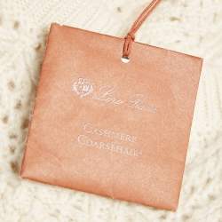 Pre Owned Loro Piana Cream Cashmere Knit Crewneck Sweater S