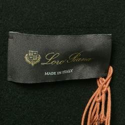 Loro Piana Black Chewe Double Cashmere Coat S