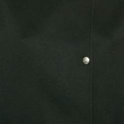 Loro Piana Black Chewe Double Cashmere Coat S