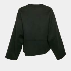 Loro Piana Black Chewe Double Cashmere Coat S