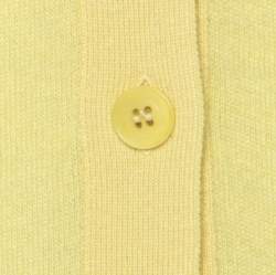 Pre Owned Loro Piana Yellow Cashmere Buttoned Cardigan L