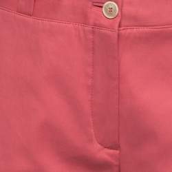 Loro Piana Pink Stretch Cotton Bermuda Shorts M