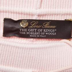 Pre Owned Loro Piana Pink Wool The Gift Of Kings Merano Joggers M 