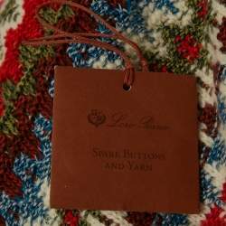 Pre Owned Loro Piana Multicolor Patterned Knit Trujillo Sweater S