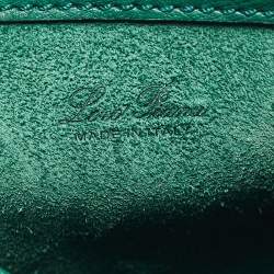 Loro Piana Green Ostrich Micro Bale Bag