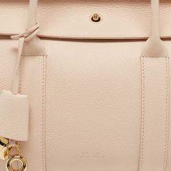 Loro Piana Pink Leather Loom L25 Satchel