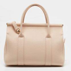Loro Piana Pink Leather Loom L25 Satchel